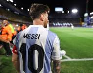 Fotografía de archivo en donde se observa al futbolista argentino Lionel Messi en el estadio La Bombonera, en Buenos Aires (Argentina).