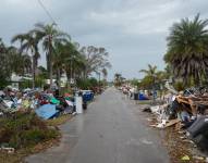 Imagen de archivo de los daños causados por el huracán Helen, en Florida.