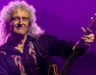 Imagen de archivo del artista y astrofísico, Brian May, en uno de sus conciertos.