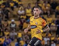 Nicolás Ramírez en un partido con Barcelona SC