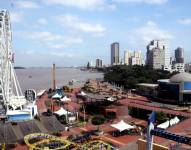 Imagen del Malecón de Guayaquil, uno de los lugares más visitados de la ciudad durante sus fiestas.