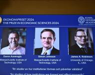 En imagen, los nuevos ganadores del Premio Nobel de Economía.