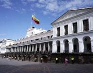 Foto del Palacio de Carondelet, sede del gobierno de Ecuador. Imagen tomada en 2022.