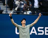 Jannik Sinner celebra su victoria sobre Taylor Fritz en la final del US Open 2024