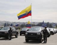 El expresidente del Ecuador, Guillermo Lasso Mendoza, realizó la entrega de 94 vehículos nuevos a la Policía Nacional, Fuerzas Armadas del Ecuador y la SNAI para fortalecer la seguridad.