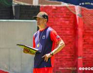 El entrenador del Deportivo Quito, Carlos Castro