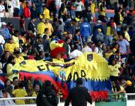 Afición tricolor en el partido vs. Perú por las Eliminatorias Sudamericanas.