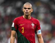 Pepe con la Selección de Portugal.