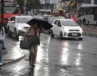 Lluvia en Quito el 27 de septiembre.