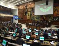 Pleno de la Asamblea Nacional en una sesión de enero 2024.