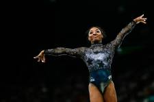 Simone Biles, figura olímpica.