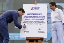 El Ministerio de Transporte y Obras Públicas firmó un convenio con la Prefectura del Guayas para realizar proyecto de vías de acceso al viaducto sur de Guayaquil.