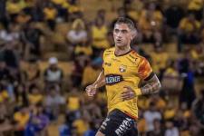 Nicolás Ramírez en un partido con Barcelona SC