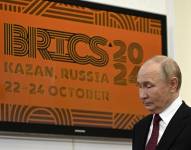 El presidente de Rusia, Vladimir Putin. La cumbre BRICS tendrá lugar del 22 al 24 de octubre y se espera que sea el mayor evento de política exterior jamás celebrado en Rusia.