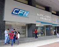 Imagen de archivo del edificio de la CFN en el centro de Guayaquil.