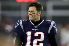 Tom Brady en un partido con los Patriots de la NFL