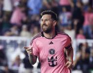 Lionel Messi celebra un gol con el Inter Miami por la MLS