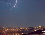 Tarde de tormentas eléctricas en Quito.