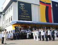 La mañana de este jueves 25 de julio se realizó en Guayaquil la ceremonia y desfile de honor por los 83 años del Combate Naval de Jambelí.