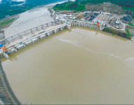 Los niveles del embalse de la central hidroeléctrica aumentaron debido a las lluvias en la Amazonía.