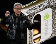 El consejero delegado de Nvidia, Jensen Huang, habla del superordenador personal de inteligencia artificial Project Digits para investigadores y estudiantes durante un discurso pronunciado en el Consumer Electronics Show (CES) en Las Vegas, Nevada.