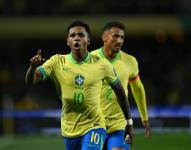 Rodrygo fue titular con Brasil.