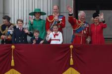 Imagen de la familia real en el cumpleaños del rey Carlos III.