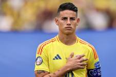 James Rodríguez, capitán y figura de Colombia.