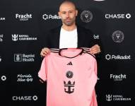 Javier Mascherano en su presentación como nuevo entrenador del Inter Miami