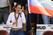 La líder opositora de Venezuela María Corina Machado en una foto de archivo.