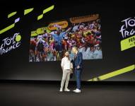 El ciclista británico Mark Cavendish asiste a la presentación del Tour de Francia 2025, en París.