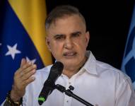 Fotografía de archivo del fiscal general de Venezuela, Tarek William Saab, durante un acto en el Ministerio Público el 23 de octubre de 2024, en Caracas.