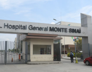 Imagen de archivo del Hospital General Monte Sinaí, en el noroeste de Guayaquil.