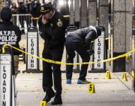 Investigación del asesinato de Brian Thompson. (Nueva York) EFE/EPA/JUSTIN LANE