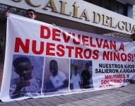 Los cuatro menores de edad continúan desaparecidos tras ser detenidos en Guayaquil.