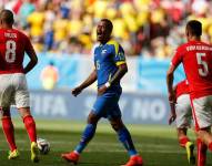 Michael Arroyo en el partido de Ecuador vs. Suiza en el Mundial Brasil 2014.