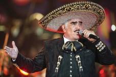 Vicente Fernández, cantante mexicano.