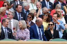 Tom Cruise y Benedict Cumberbatch en la Final del Wimbledon.