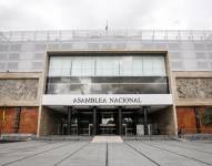 La fachada del edificio de la Asamblea Nacional en Quito.