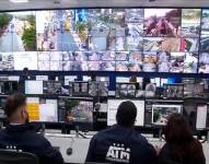 Imagen referencial de monitoreo de tránsito mediante cámaras en Guayaquil.