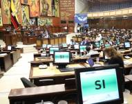 El Pleno dio 77 votos para aprobar la reforma.