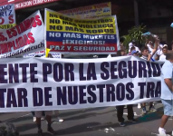 Guayaquil: los comerciantes de la calle Ayacucho exigen seguridad, frente a la ola de delitos que azota la zona