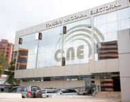 Edificio del Consejo Nacional Electoral (CNE) en el norte de Quito.