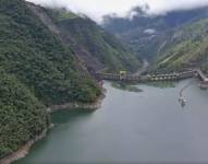 El embalse de Mazar, el lunes, tenía una cota de 2 116 metros sobre el nivel del mar.