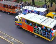 Chivas en Fiestas de Quito.