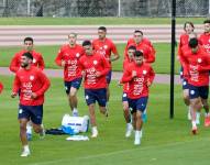 La selección de Paraguay entrenó en el estadio Olímpico Atahualpa.