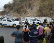 La escena macabra aterró a quienes viven cerca del cerro.