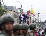 Campaña electoral en la ciudad de Guayaquil el jueves 12 de octubre de 2023.