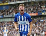 Evan Ferguson celebra su gol con el Brighton ante el Newcastle United