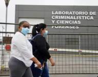 Exteriores del Laboratorio de Criminalística y Ciencias Forenses de Guayaquil